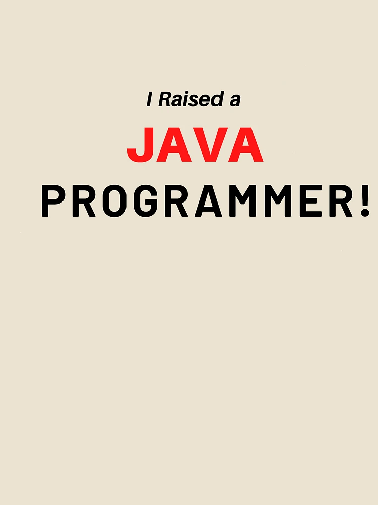 Thumbnail 4 of 4, Relaxed T-Shirt, Raised Java Programmer designed and sold by fullstackdev25.
