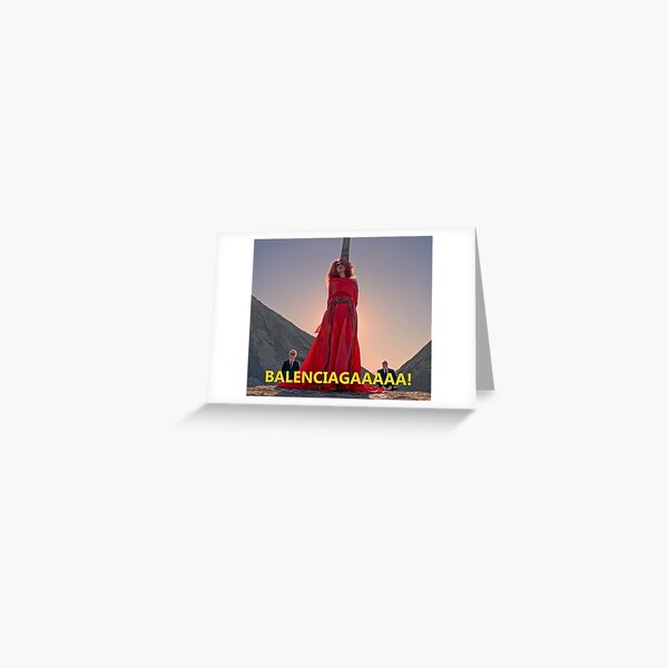 Myrtle Snow AHS Balenciagaaa Greeting Card