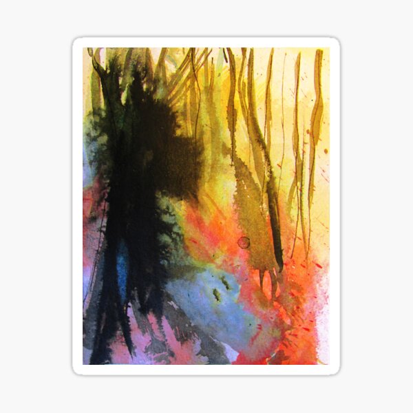 Woodlands mess Sticker