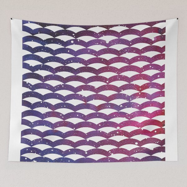 Item preview, Galaxy Ocean Wave Pattern - Pink Palette designed and sold by galleasstudio.