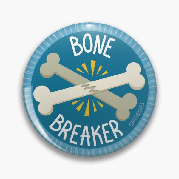 Item preview, Roller Derby Merit Badge - Bone Breaker designed and sold by kitdoodles.