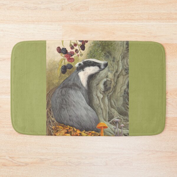 Item preview, Autumn badger designed and sold by alexandradawe.