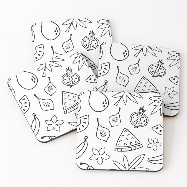 Item preview, Fruits and leaves pattern designed and sold by LartGraphics.