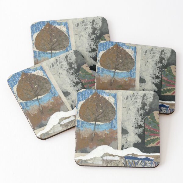 Item preview, Winter Landscape Mixed Medium Collage designed and sold by Elena Ray.