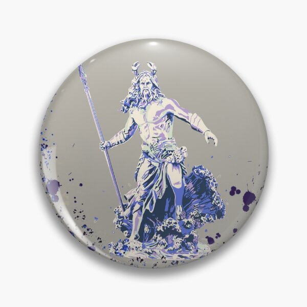 Item preview, Grey and Purple Poseidon Digital Design  designed and sold by ImyGeorge.