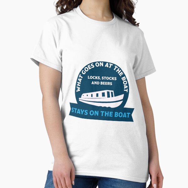 Item preview, Narrowboat Canalboats - Narrowboat Owner - Canal boat Gifts - Funny Cananlboats t shirts designed and sold by happygiftideas.