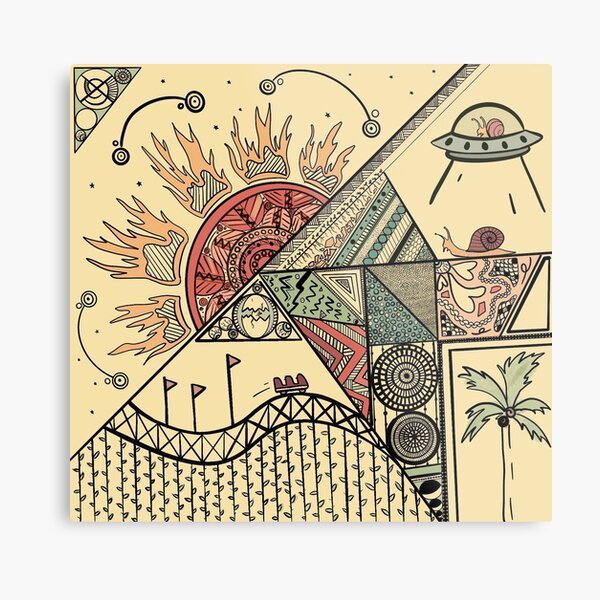 Birth of the Snail Metal Print