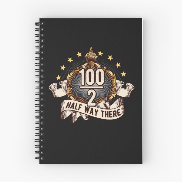 Item preview, 100/2 .. Half way there- 50th birthday designed and sold by Cutebutfunny.