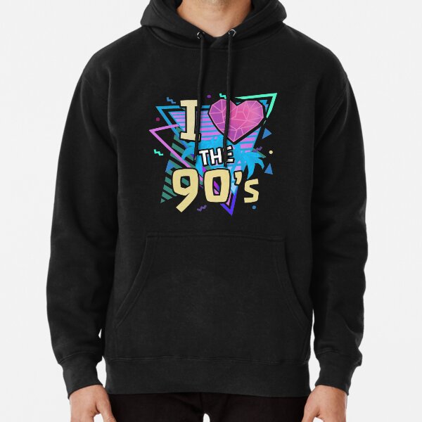 90s hoodie colorful hot sale