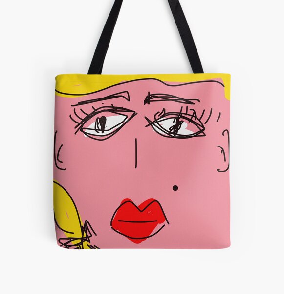 Blonde All Over Print Tote Bag