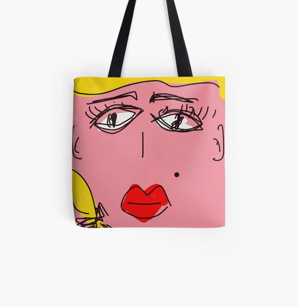 Blonde All Over Print Tote Bag