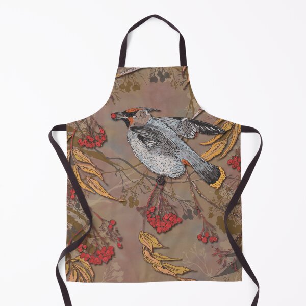 Item preview, Waxwing Winter Feast designed and sold by lottibrown.