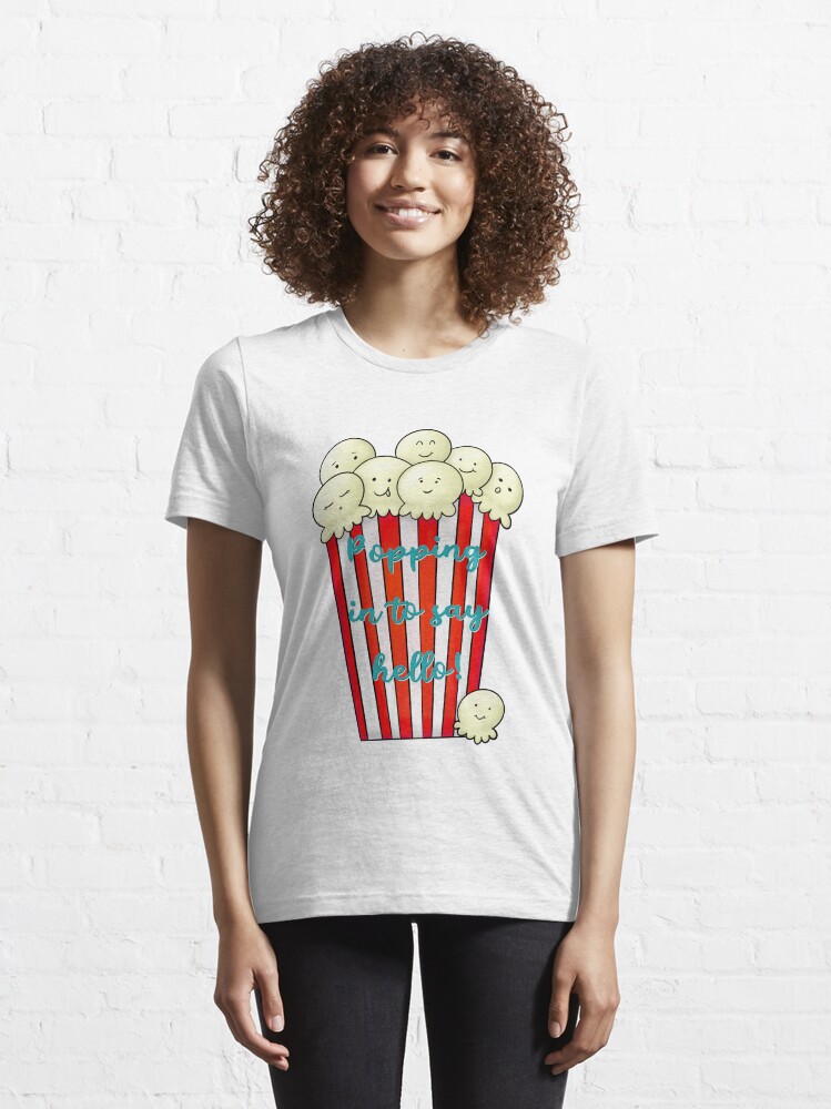 "Popping In Popcorn Bucket" Tshirt for Sale by ElleHazlett Redbubble