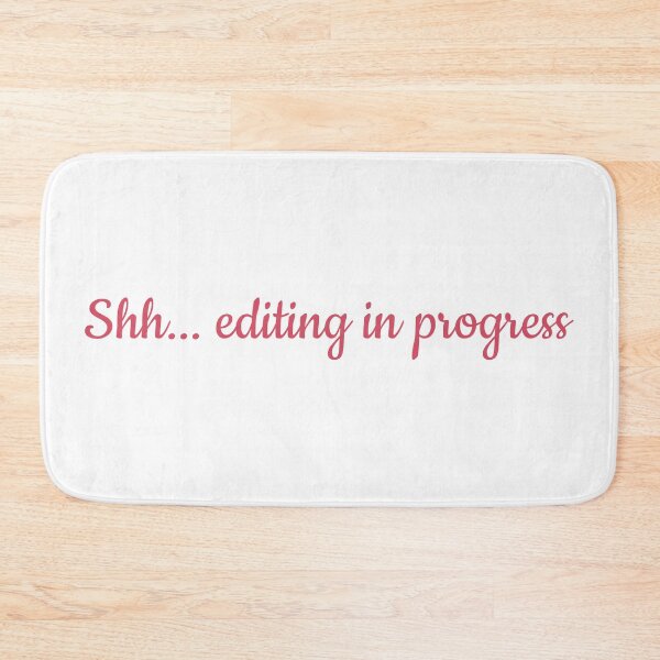 Item preview, Editing in Progress Pink designed and sold by TeaRoseWriter.