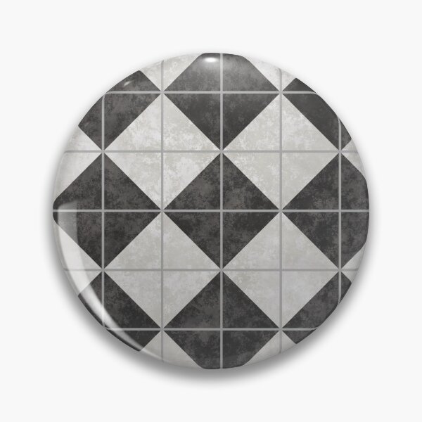 Item preview, Black and white argyle tiles designed and sold by Sybille-Yates.