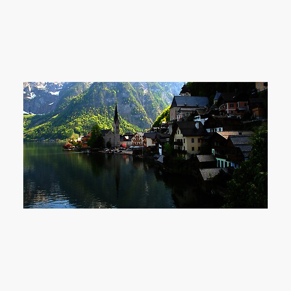 Hallstadt Shadows Photographic Print