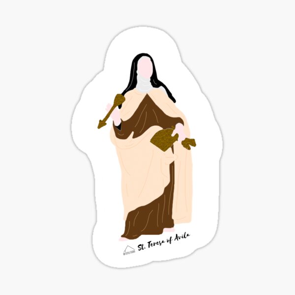 Item preview, St. Teresa of Avila designed and sold by Kelsey Gunkel.