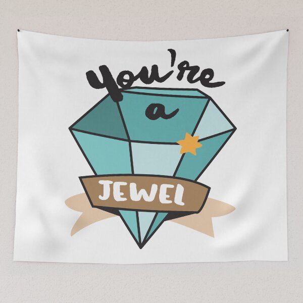Item preview, You're a Jewel Sticker designed and sold by More than Myriad.