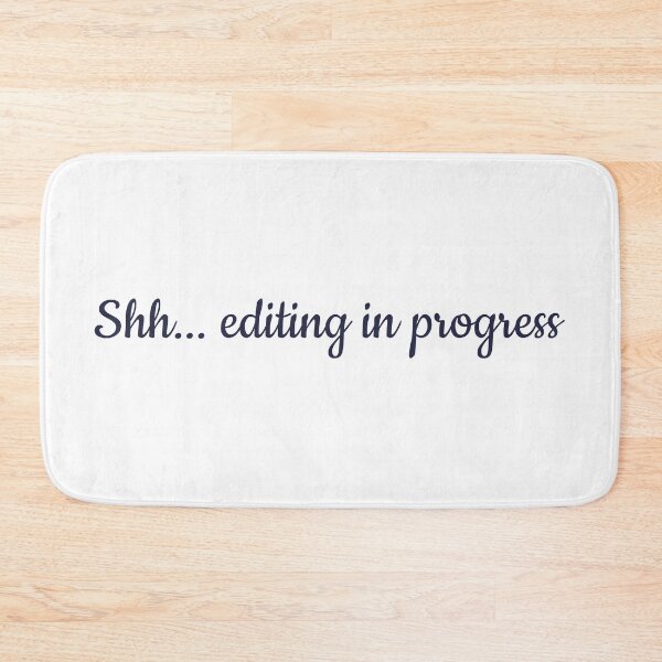 Item preview, Editing in Progress Navy Blue designed and sold by TeaRoseWriter.