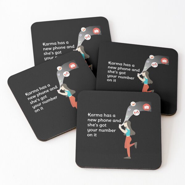 Item preview, Karma has a new phone and she's got your number on it designed and sold by enigma3a.