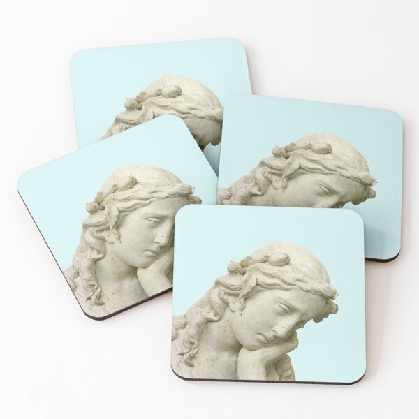 Item preview, Bored or sad or simply unbothered woman statue sculpture designed and sold by samasa66.