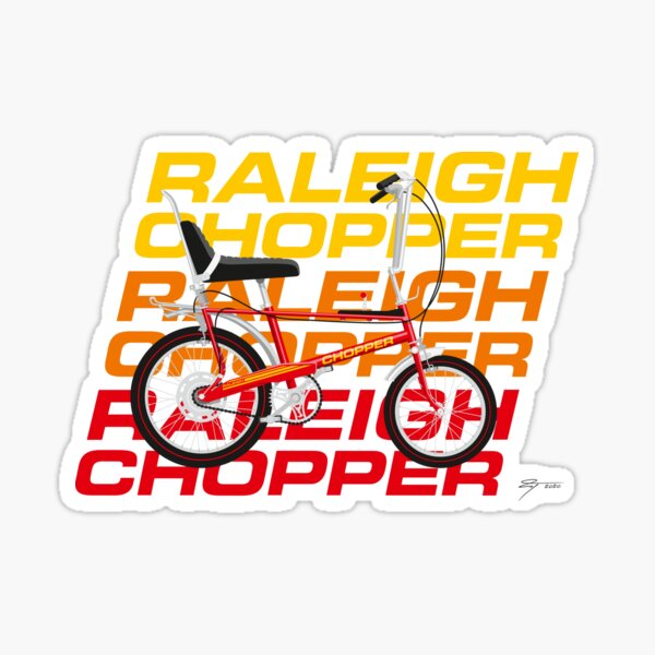 RALEIGH CHOPPER MK2 DECAL SET IN GLOSS GREEN 