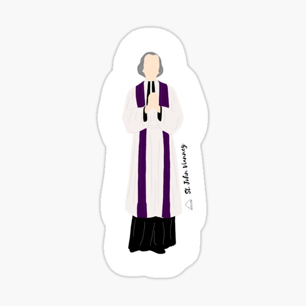 Item preview, St. John Vianney designed and sold by Kelsey Gunkel.
