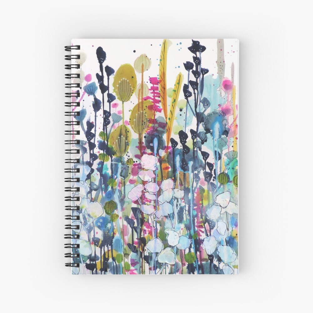 colorful side road Spiral Notebook