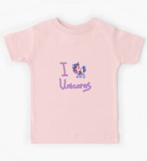 ich liebe Einhörner Kinder T-Shirt