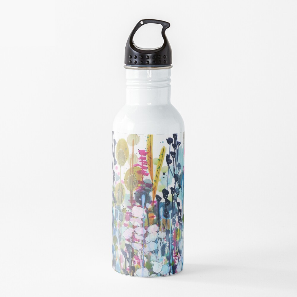 colorful side road Water Bottle
