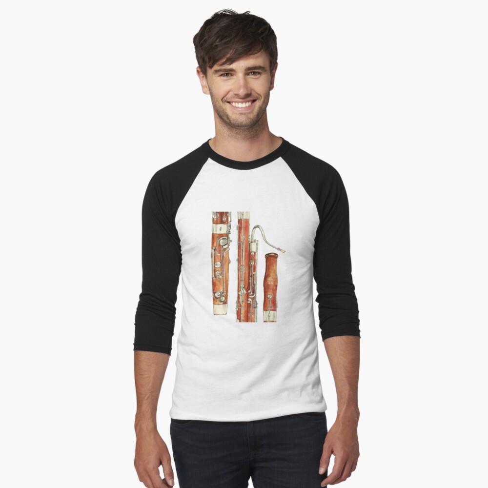 Item preview, Baseball ¾ Sleeve T-Shirt designed and sold by elenasloman.