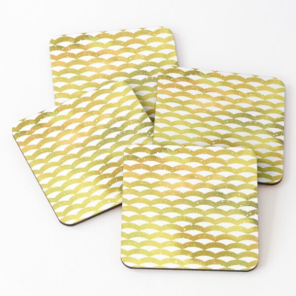 Item preview, Galaxy Ocean Wave Pattern - Yellow Palette designed and sold by galleasstudio.