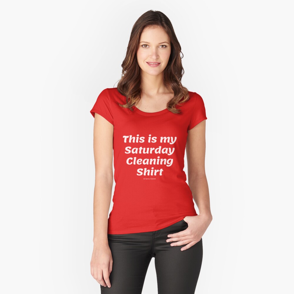Item preview, Fitted Scoop T-Shirt designed and sold by SavvyCleaner.