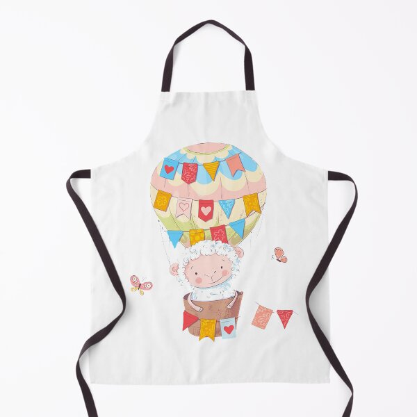 Item preview, Little sheep in his hot air balloon designed and sold by OtterFactory.