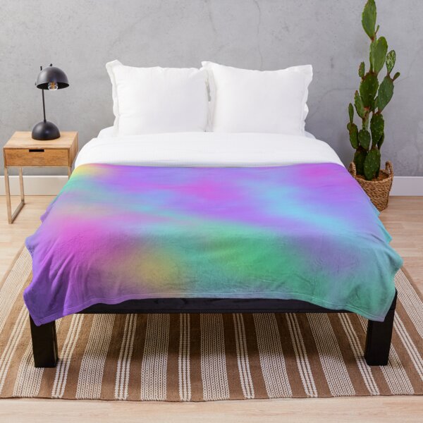 Blurry pastels Throw Blanket
