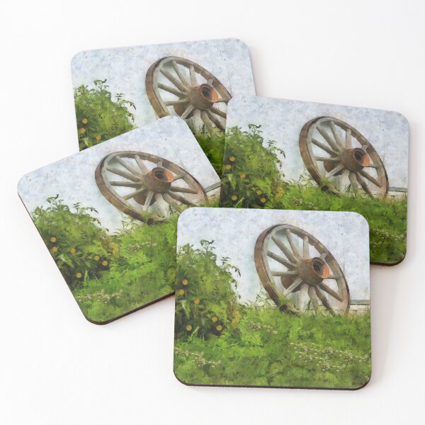 Item preview, Retired Wagon Wheel  designed and sold by Leslie Montgomery Art.