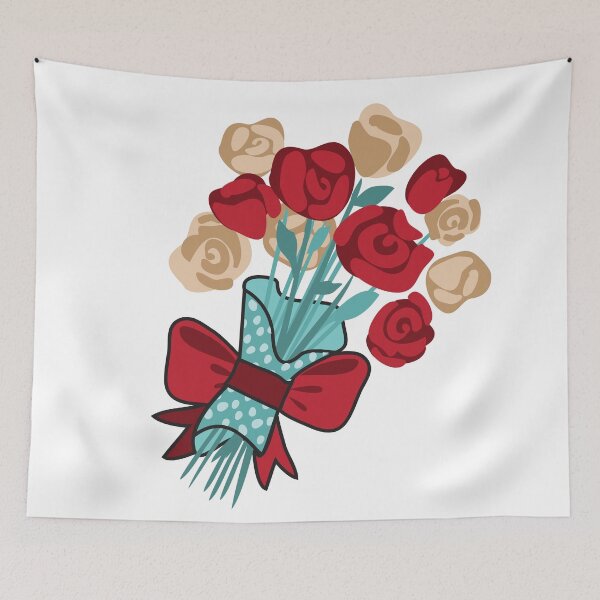 Item preview, Bouquet of Roses Sticker designed and sold by More than Myriad.