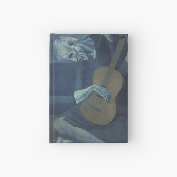 The Old Guitarist - Pablo Picasso Hardcover Journal