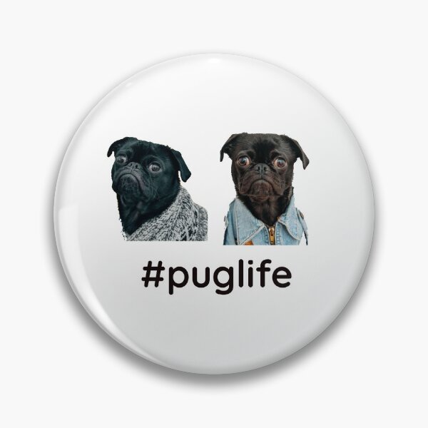 Item preview, PUG LIFE  - DOGS - FUNNY DOGS STICKERS  designed and sold by Tropical Blood.