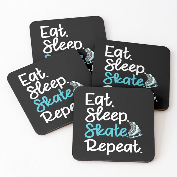 Item preview, Eat Sleep Skate Repeat - Figure Ice Skating Gift designed and sold by biNutz.