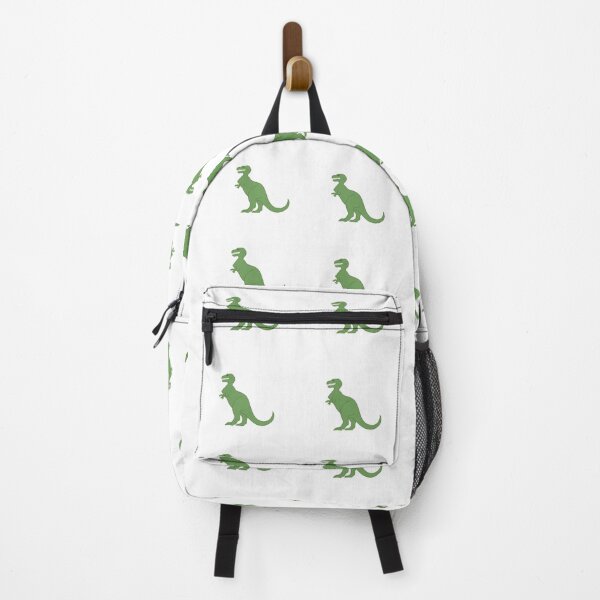 Item preview, T-Rex green Dino repeated print designed and sold by MollyJaneArt.