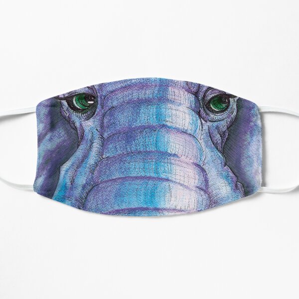 Elephant Face Flat Mask