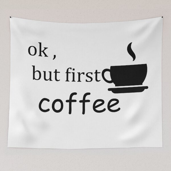 Item preview, ok,but first coffee  designed and sold by bkjournaly2020.