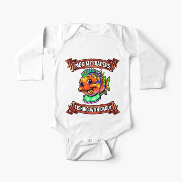  Pack My Diapers I'm Going Fishing With Daddy Onesie, Fishing  Buddy Onesie, Baby Fishing Outfit, Fishing Onesie, Announcement Onesie For  New Baby, Baby Reveal Gifts For Grandparents : Clothing, Shoes 