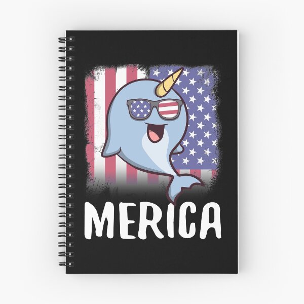 Item preview, Merica Narwhal USA American Flag designed and sold by fatamyfan1.