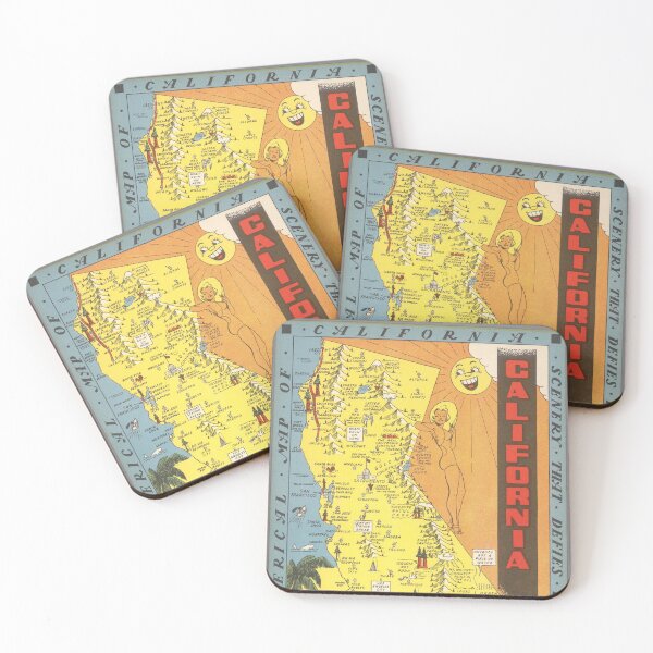 Item preview, Vintage Map of California  designed and sold by Freshfroot.