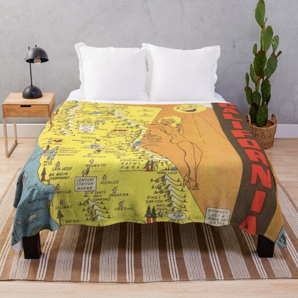 Item preview, Vintage Map of California designed and sold by Freshfroot.