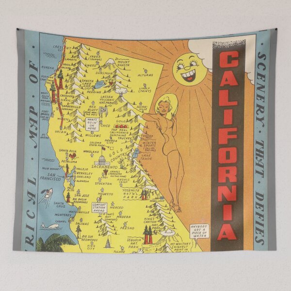 Item preview, Vintage Map of California  designed and sold by Freshfroot.