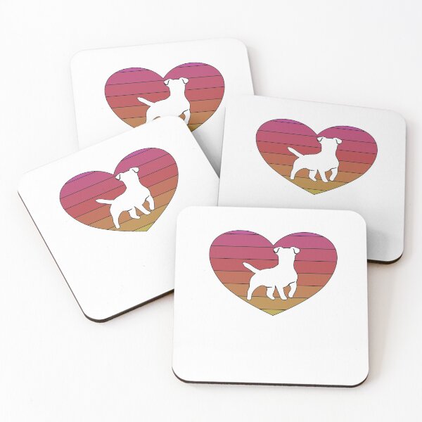 Item preview, Dog puppy Jack Russel Terrier heart sweet gift designed and sold by MGO-Design.