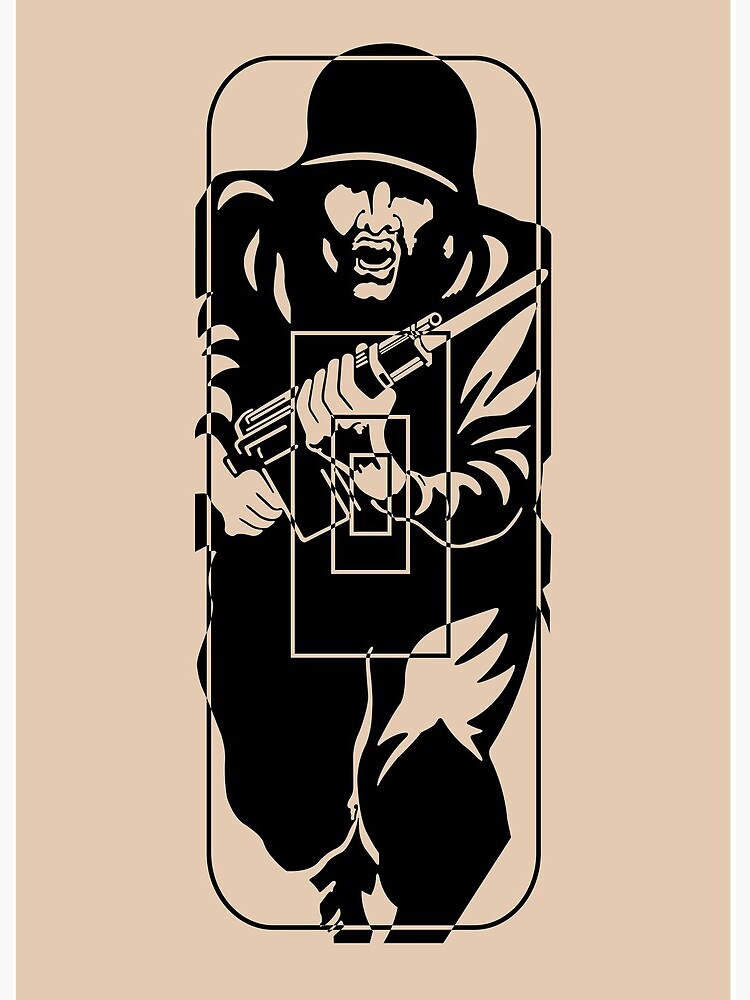 "Figure 11 Military Gun Range Target" Art Board Print for Sale by